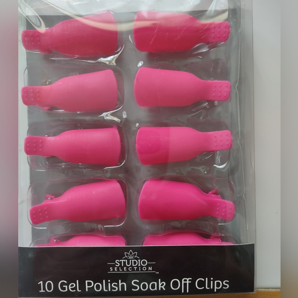 Orange NAIL ART Crystals, Shellac Key Chain & Gel Polish Remover Finger Caps - Picture 11 of 14